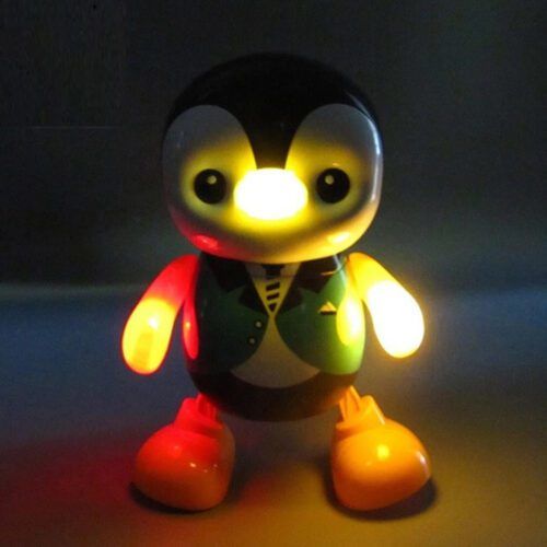 Işıklı Dans Eden Penguen Robot