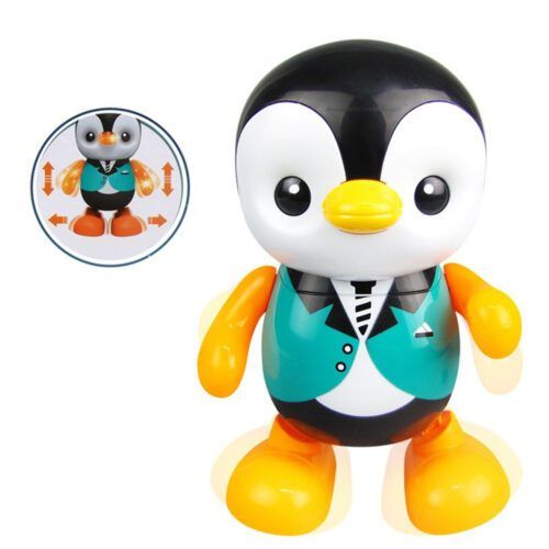 Işıklı Dans Eden Penguen Robot