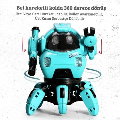 Dans Eden Örümcek Robot