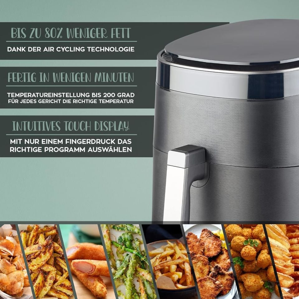 Heinrich’s HFR 8208 Dijital LED Ekranlı Sıcak Hava Fritözü