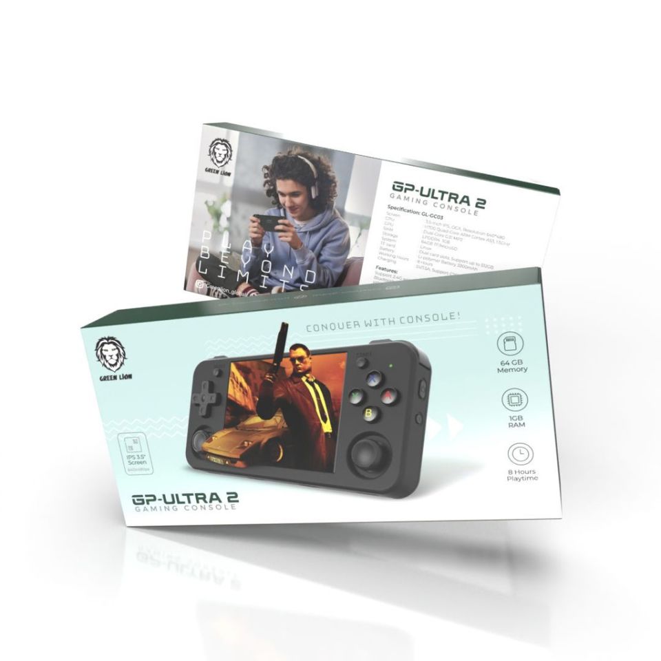 Green Lion GP-Ultra 2 Oyun Konsolu 1GB + 64GB