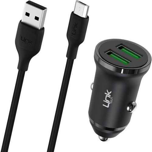 Linktech 12W Micro USB Araç Içi Şarj Aleti