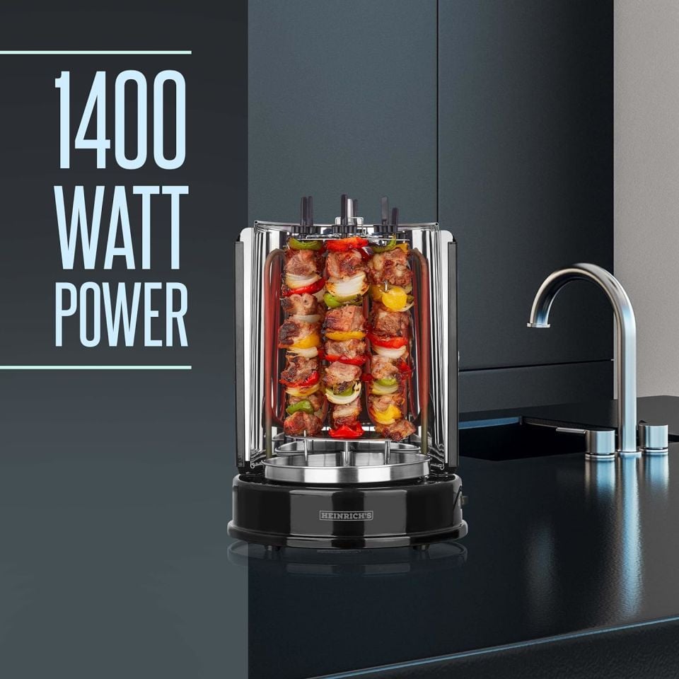 HEINRICHS Ev Kebap Izgarası Döner Makinesi HDG 8687