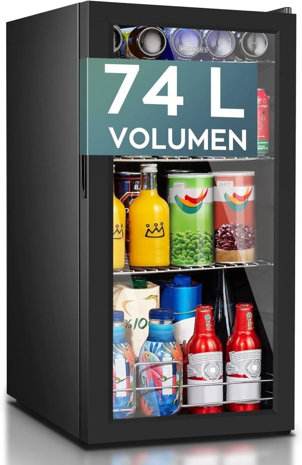 Heinrichs  İçecek Buzdolabı, Cam Kapılı Mini Buzdolabı HGK 3274