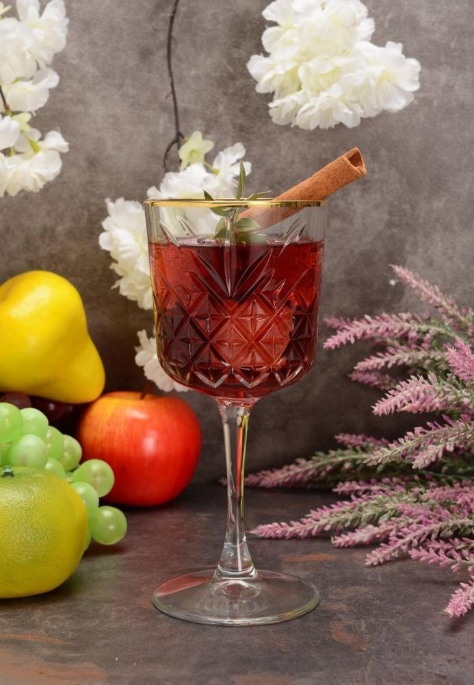 Paşabahçe 4lü Yaldızlı Timeless Kadeh 440276