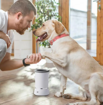Şarjlı Kedi ve Köpek Pati Temizleyici