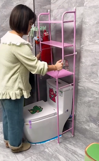 Tuvalet Üstü Organizer Metal