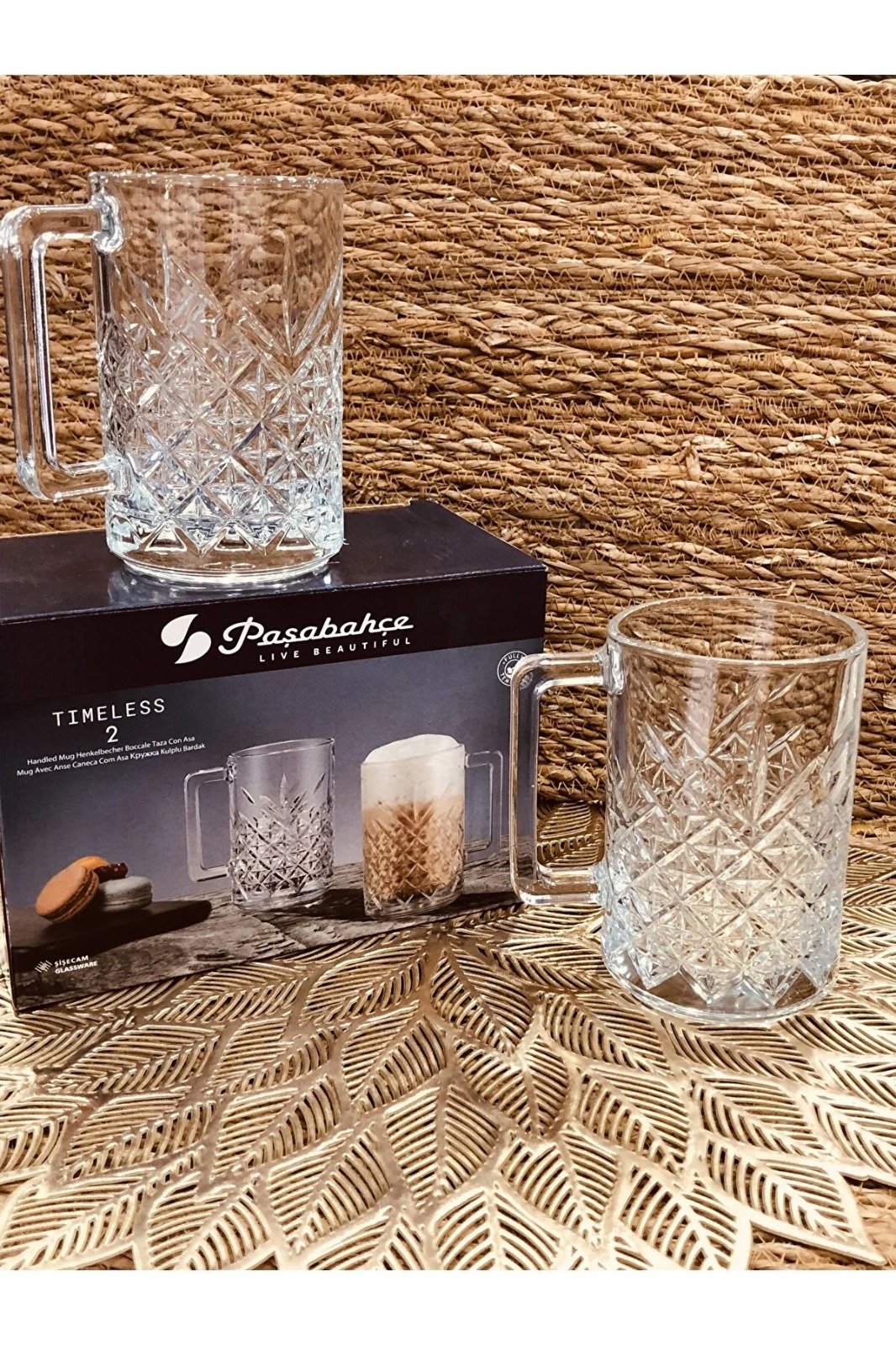 Paşabahçe Timeless 2'li Kulplu Bardak 315cc