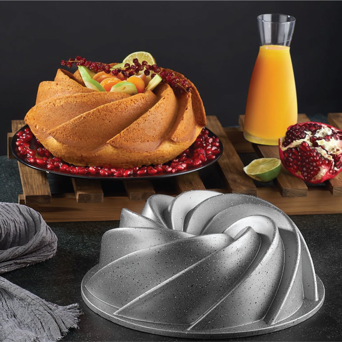 Wind Rose Döküm Kek Kalıbı