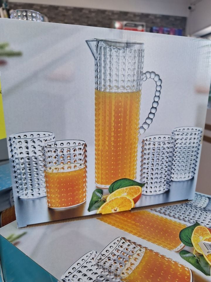 Mika Boncuklu Sürahi Seti