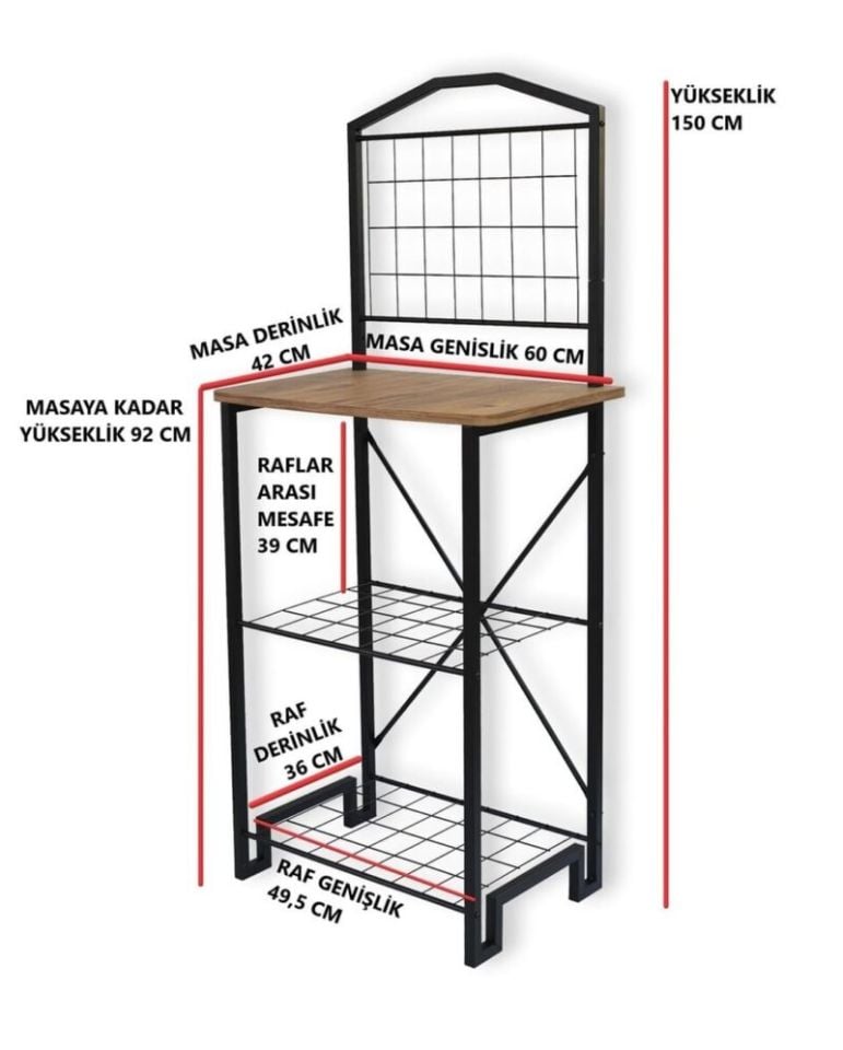 Mutfak Dar Bango Masası