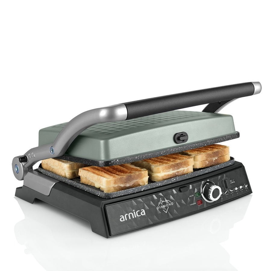 Arnica Diamond Granit Izgaralı Tost Makinesi