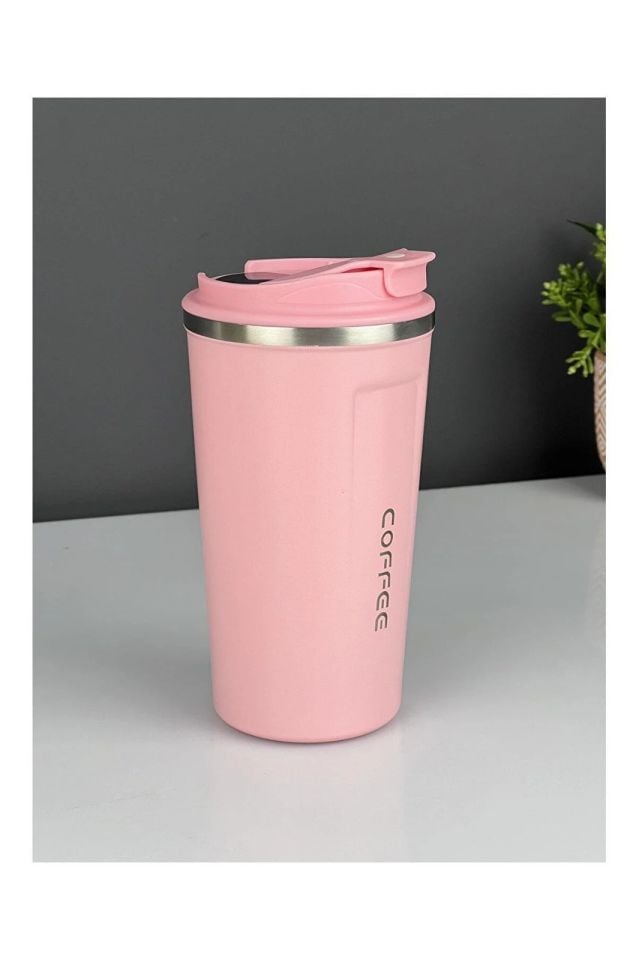 AROW Isı Ölçer Özellikli Metal Termos Kupa 450 Ml