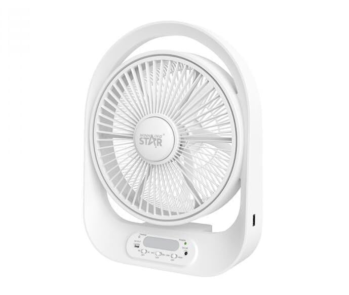 Winning Star 12″ Şarjlı USB Masa Fanı