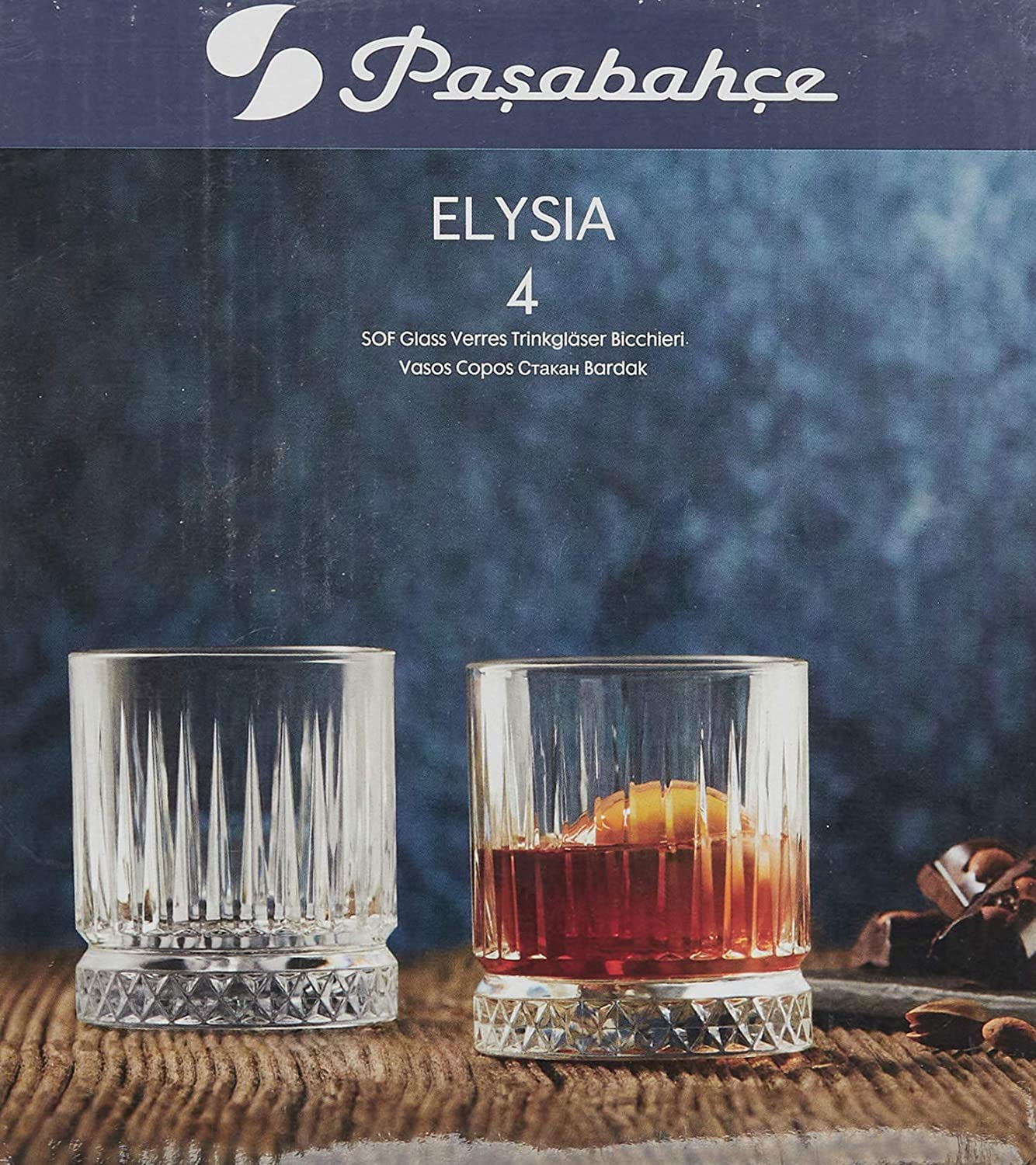 ELYSİA 4 LÜ SU BARDAĞI 210 CC