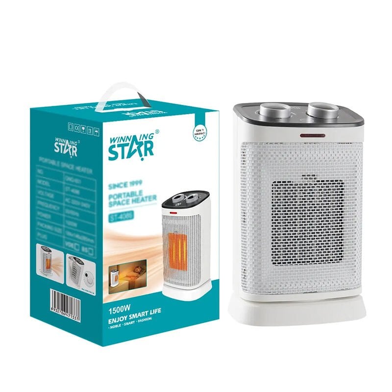 Winning Star  1500 W Taşınabilir PTC Isıtıcı + Fan