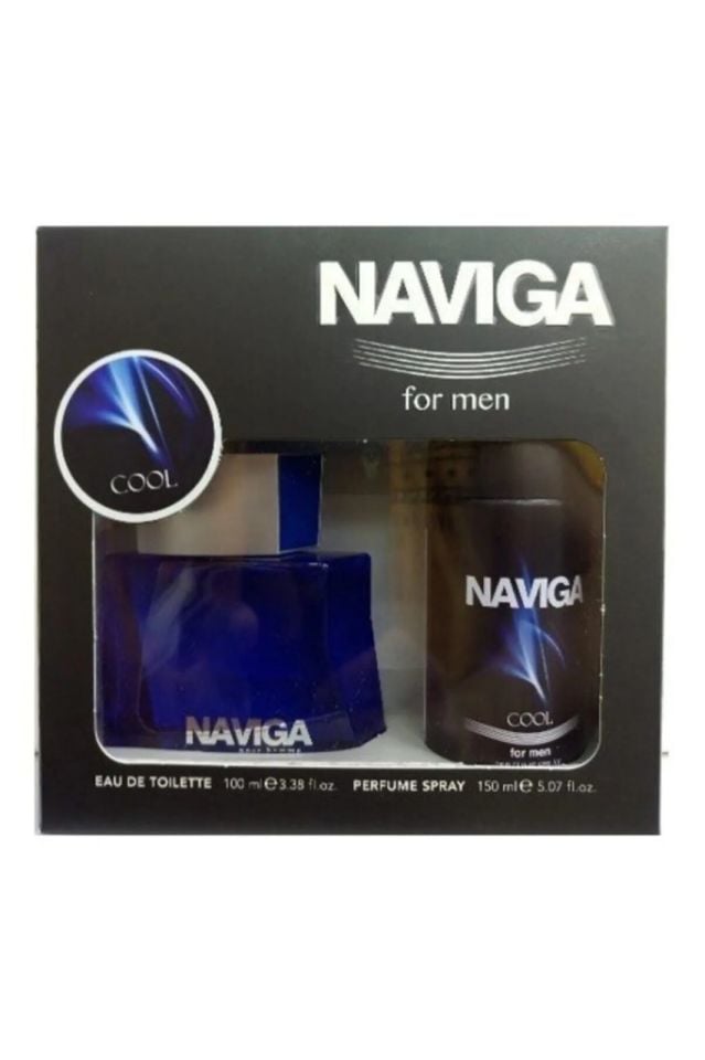 Naviga Cool For Men Edt. 100 ml+ Deodorant 150 ml. Set