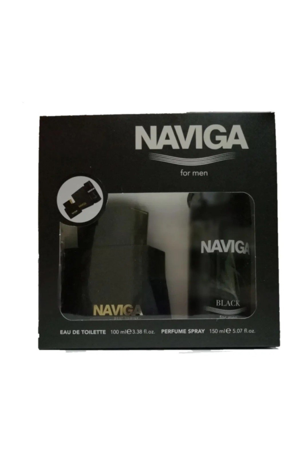 Naviga Black For Men Edt. 100 ml+ Deodorant 150 ml. Set