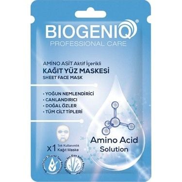 Biogeniq Solution Tek Kullanımlık Kağıt Yüz Maskesi