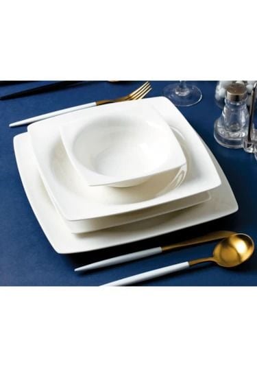 Sıla 24 Parça Bone Porselen Yemek Takımı