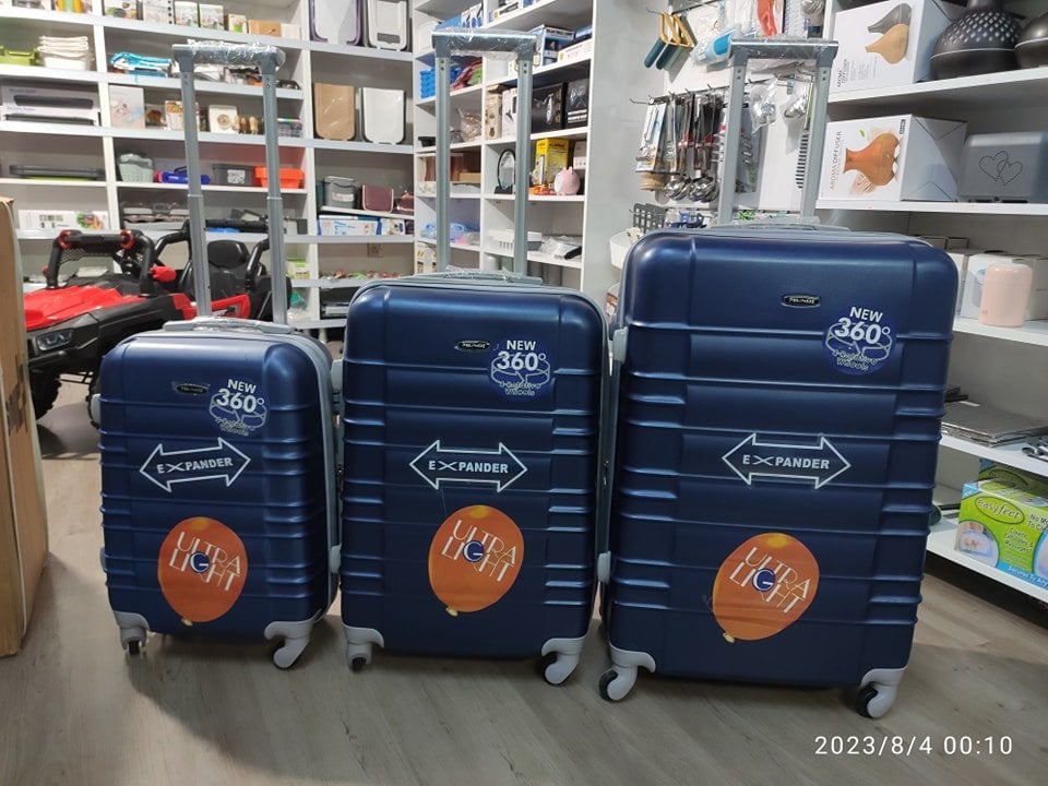 MUNDİ 3 LU KEMİK VALİZ SETİ