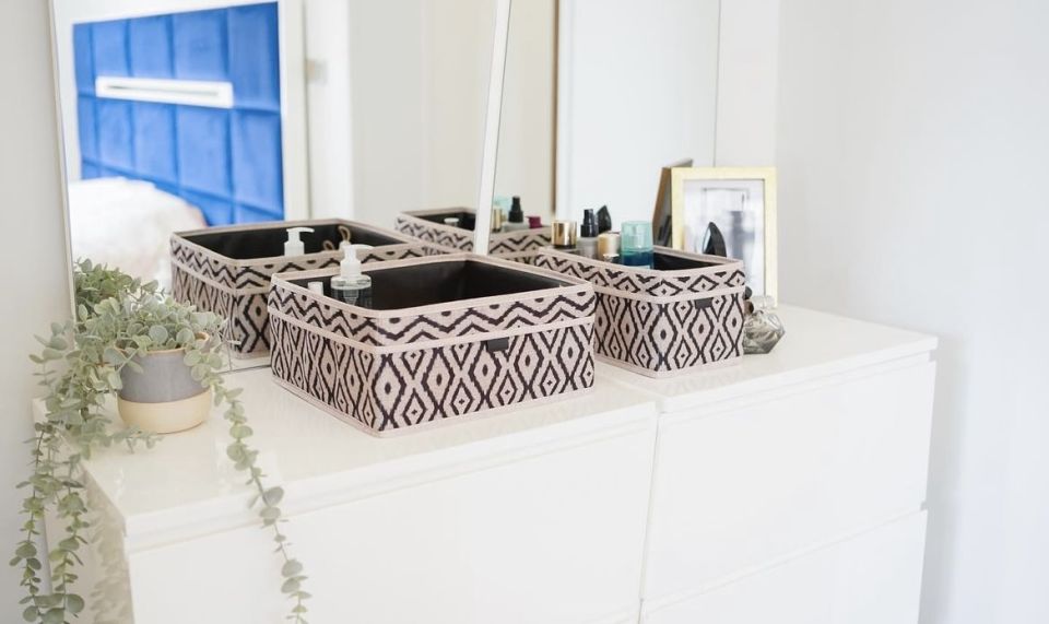 Bohe İkili Çekmece ve Raf Düzenleyici