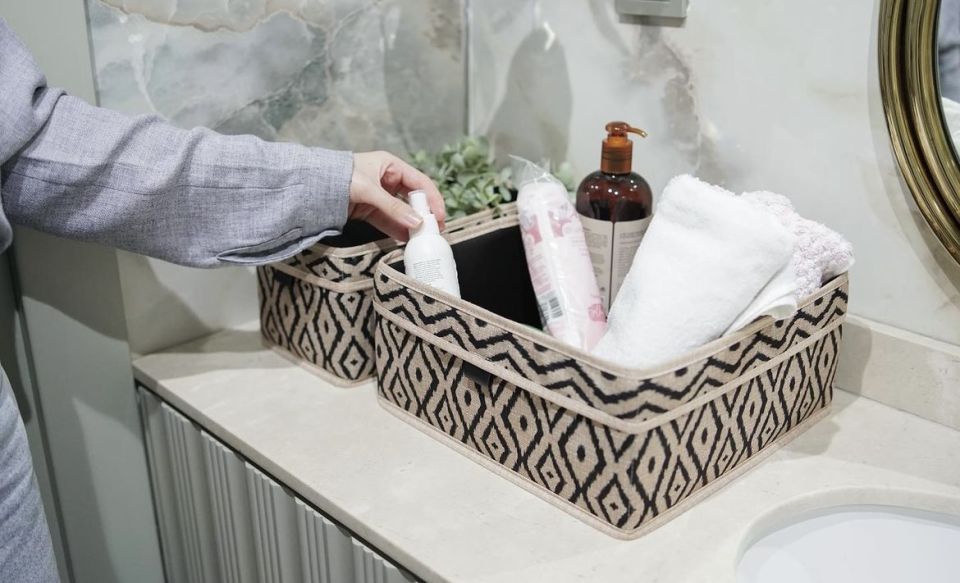 Bohe İkili Çekmece ve Raf Düzenleyici