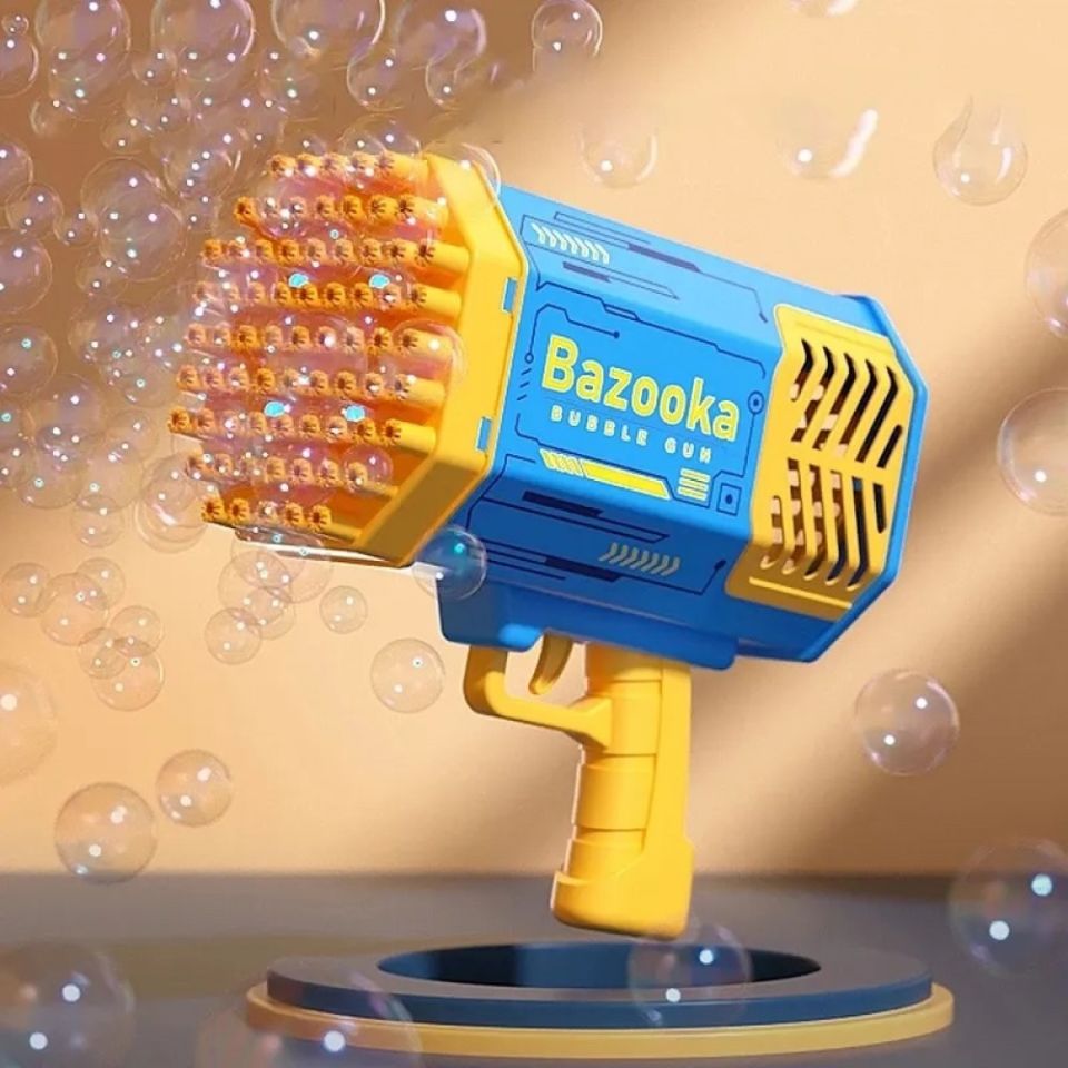 69 HOLES ŞARJLI RENKLİ IŞIKLI BUBBLE GUN