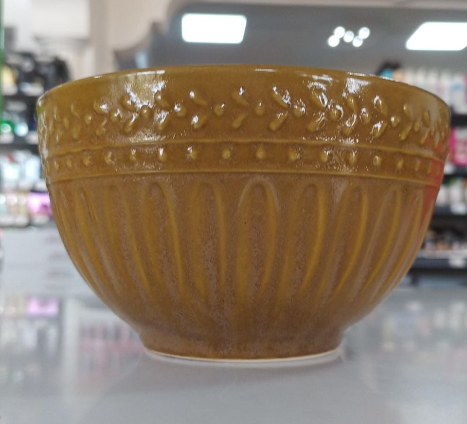 Keramika Kase Truva 14cm Reaktif Kahve 1 Adet