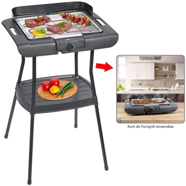 Clatronic BQS 3508 Barbekü Grill Standlı