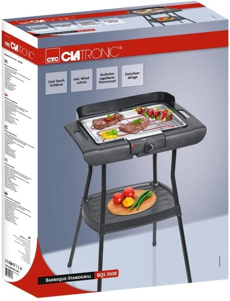Clatronic BQS 3508 Barbekü Grill Standlı
