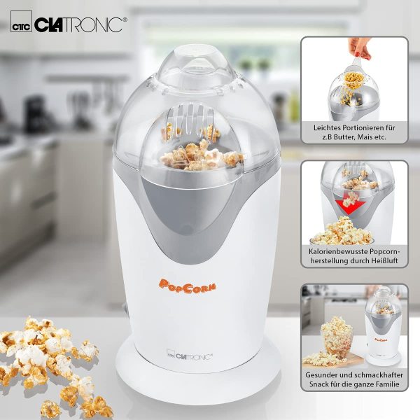 Clatronic PM 3635 Mısır Patlatma Makinası, Beyaz