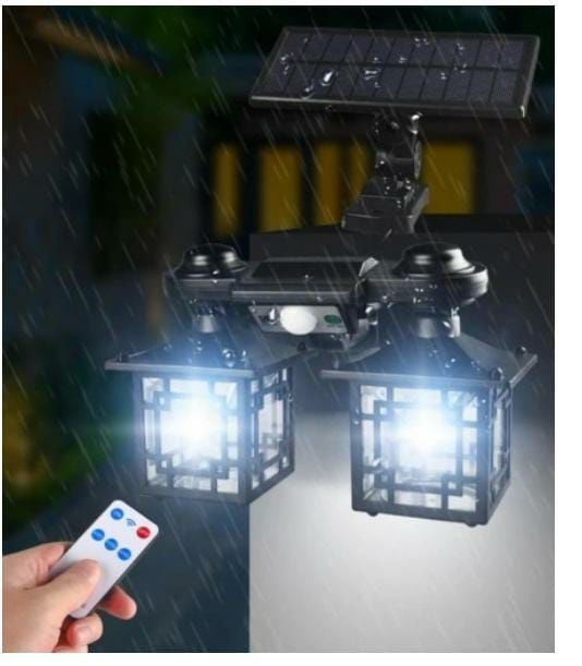 SOLAR LAMBA 192 LED DEKORATİF DUVAR LAMBASI SENSÖRÜ