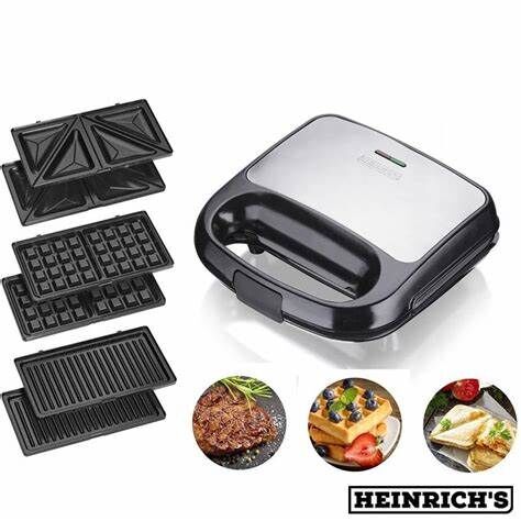 Heinrich’s  3 in 1 Tost – Waffle – Grill Makinesi