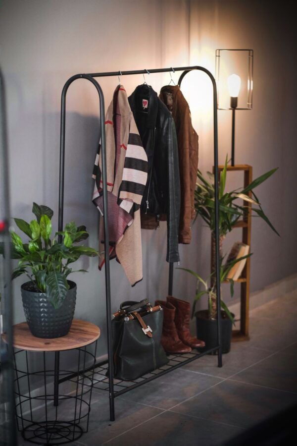 Elit 1 Tek Raflı Metal Askılık