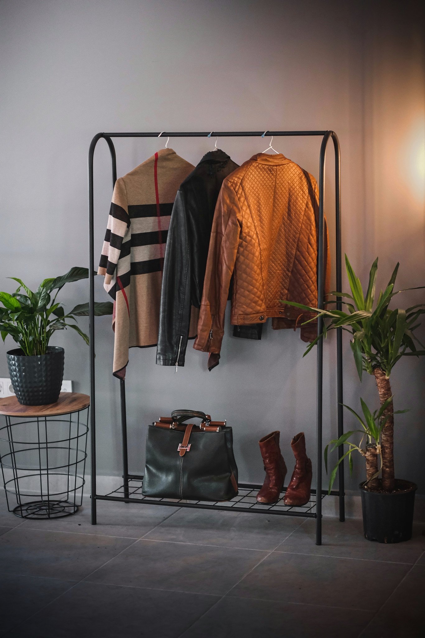 Elit 1 Tek Raflı Metal Askılık