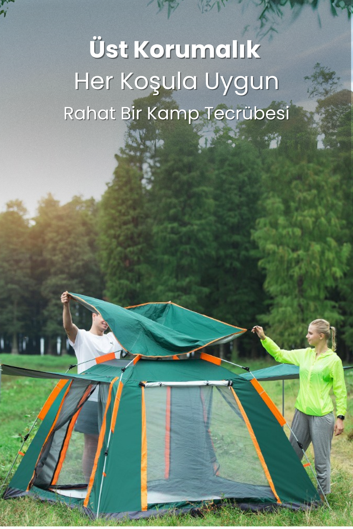 4 Kişilik Otomatik Çadır