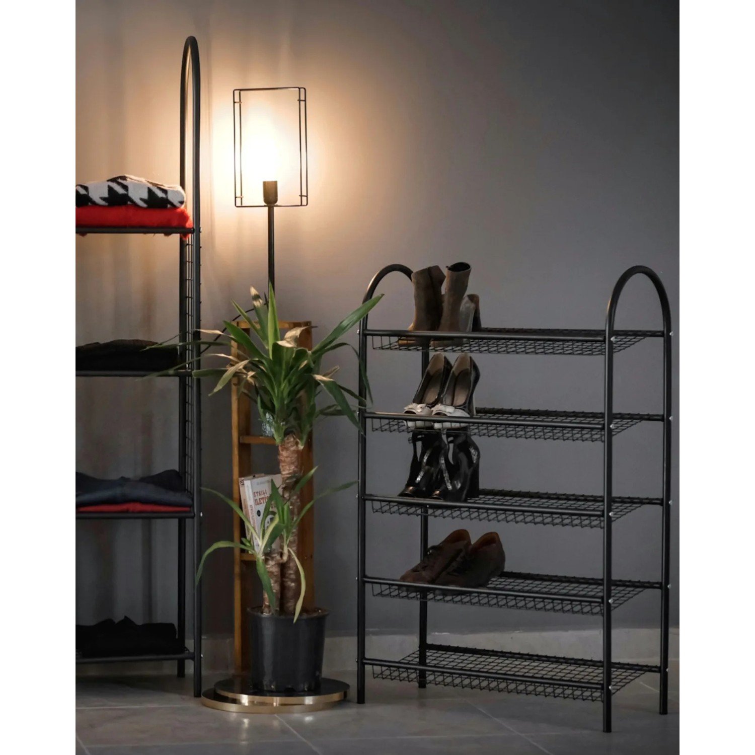 5 Raflı Ayakkabılık