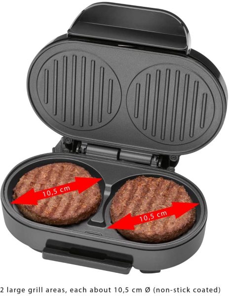 Clatronic HBM 3696 Hamburger Makinesi Siyah