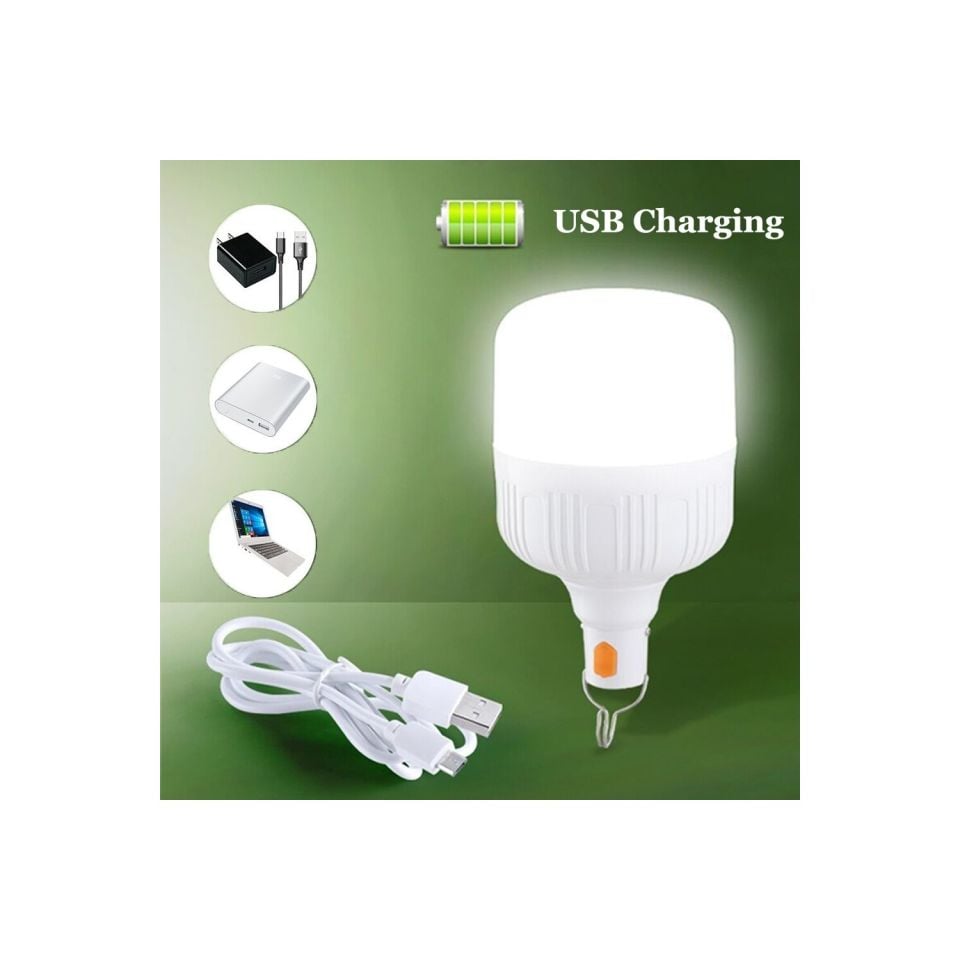 USB Rechargeabke Mobil Ampuller LED Lamba Fener Kancalı Gece Lambası