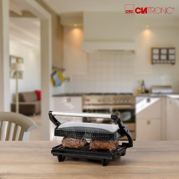 Clatronic Mg 3519 Profesyonel Çok Yönlü Izgara 700W, Gri