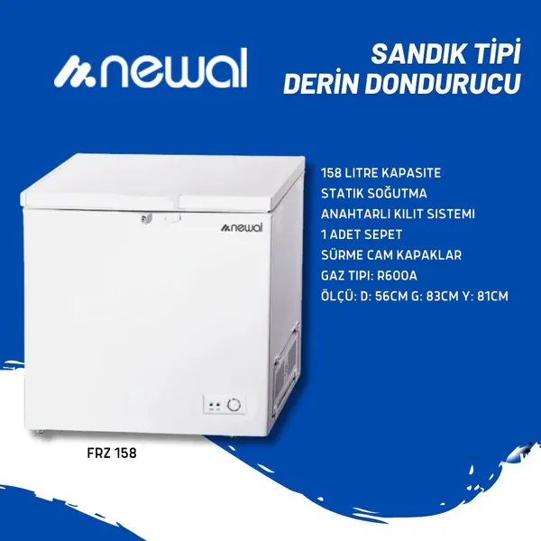 NEWAL Sandık Tipi Derin Dondurucu