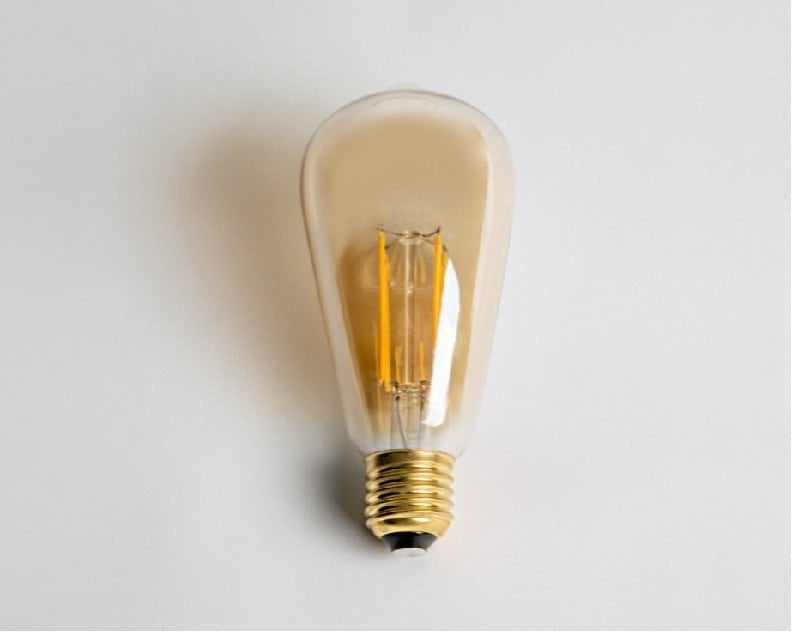 Cata CT-4350 4W Uzun Flament ST64 Rustik Ampul Amber