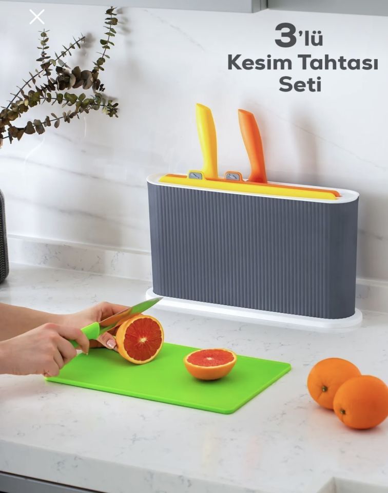 3’lü Kesim Tahtası Seti