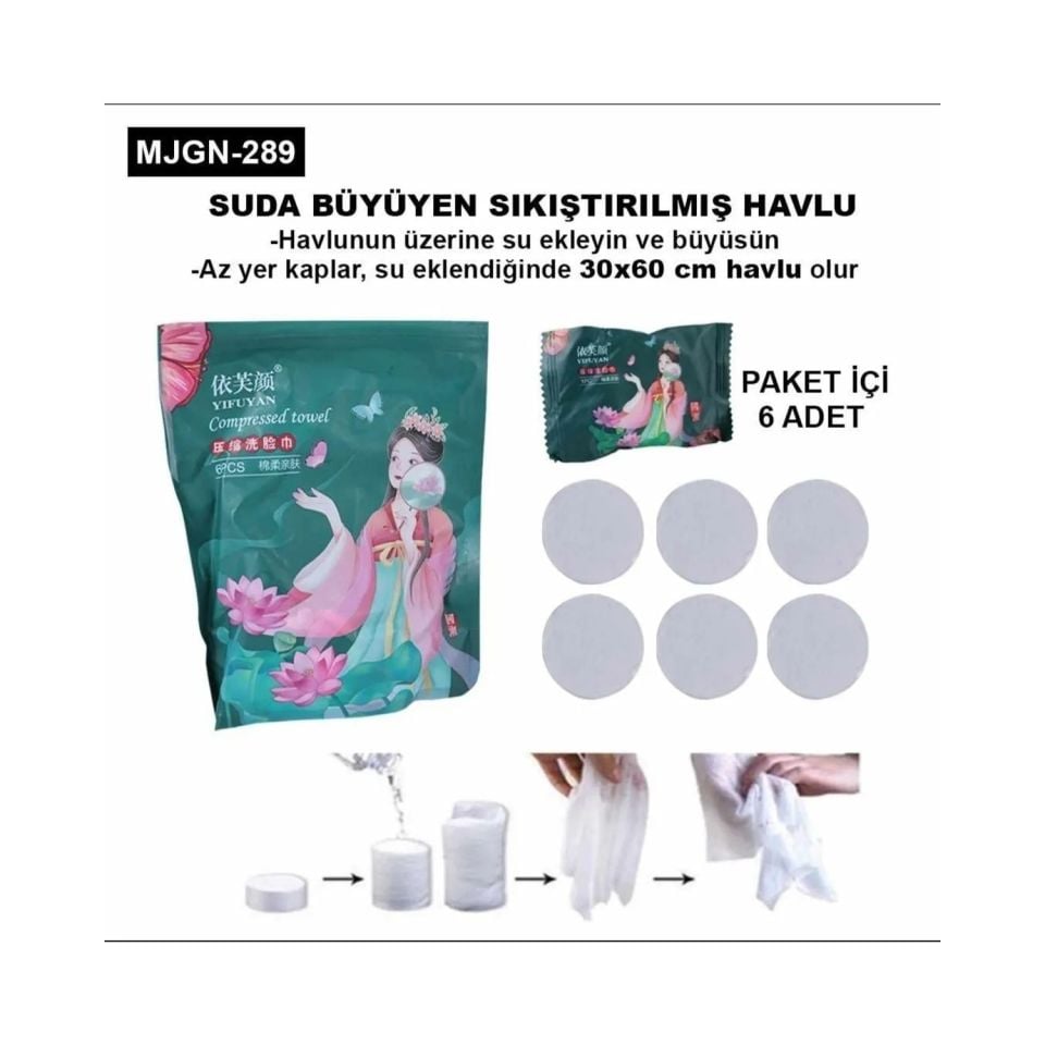 Suda Büyüyen Havlu
