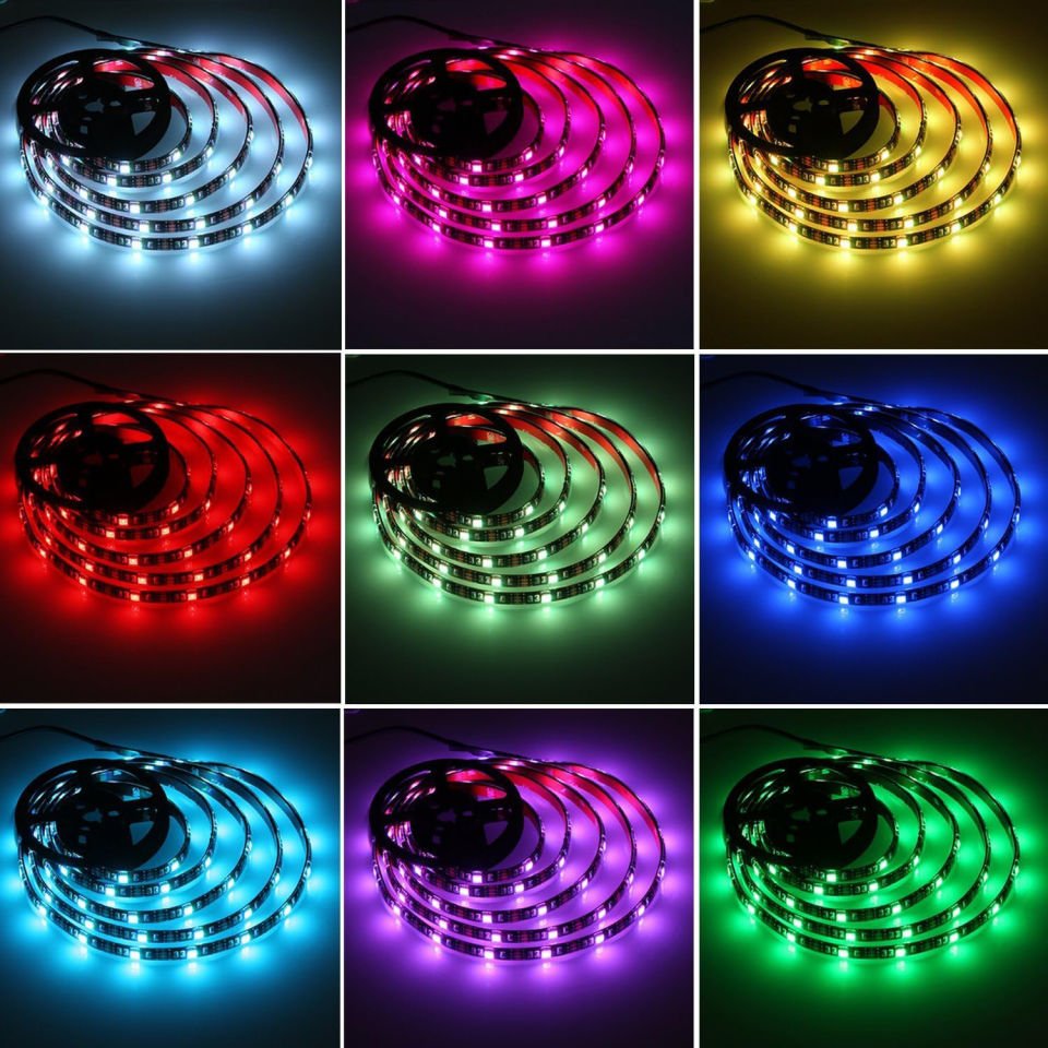 ROLLO LED 5050 RGB 5M USB C/CONTROL P/TV