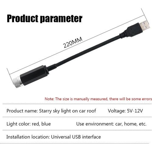 Araba İçi Ayarlanabilir Led Işık