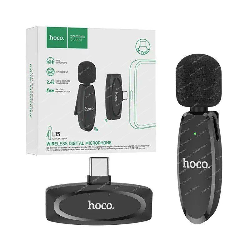 HOCO L15 Wireless Dijital Mikrofon
