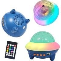 Müzik Lambası Rgb Animasyonlu USB Şarjlı Bluetooth Kumandalı Gold Orıon
