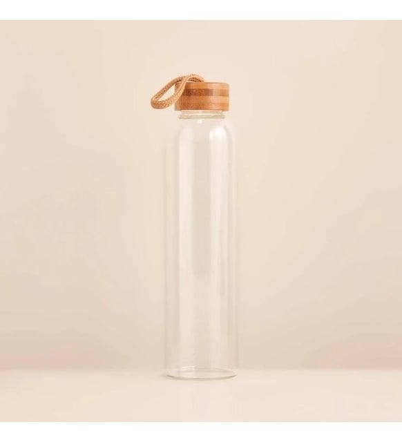 Bambu Kapaklı Cam Matara 1000ml